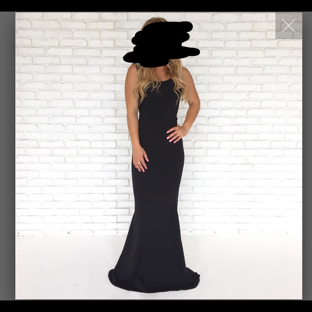 Beautiful black bridesmaid dress